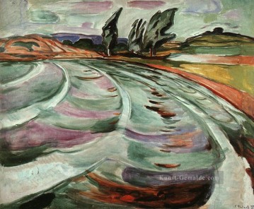 die Welle 1921 Edvard Munch Expressionismus Ölgemälde